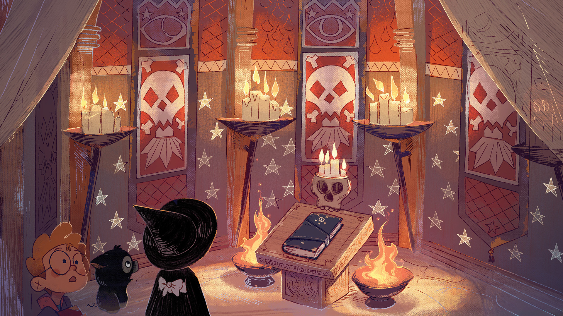 La Bibliothèque envoûtée : grande fête des sorcières et sorciers