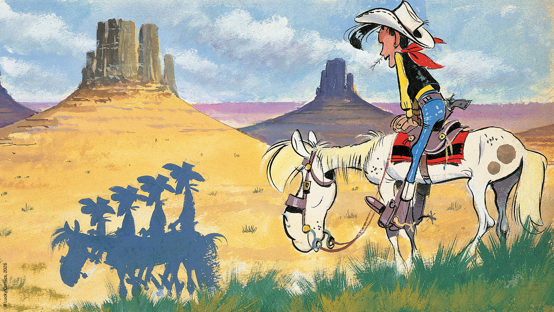 Dans les pas de Lucky Luke : une autre histoire des États-Unis