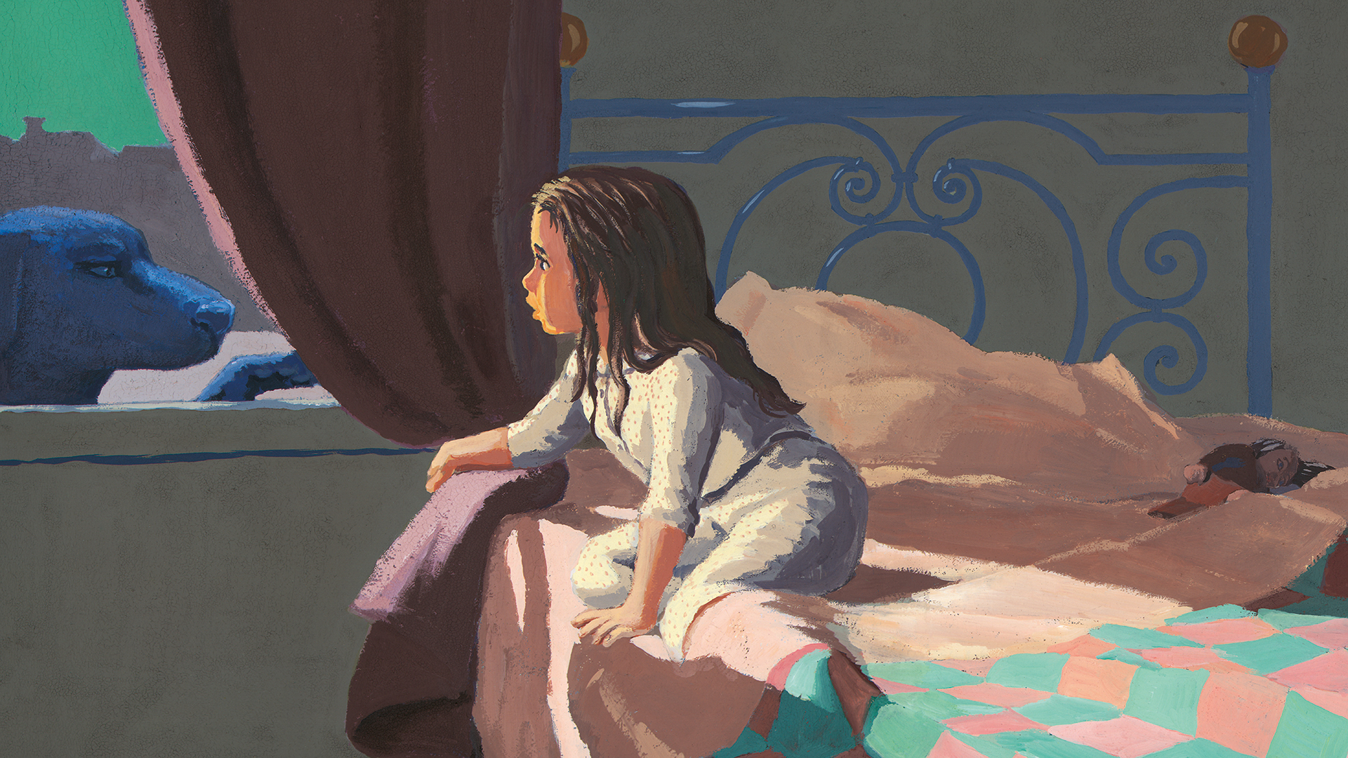 Image : Chien Bleu - Nadja - L'Ecole des Loisirs